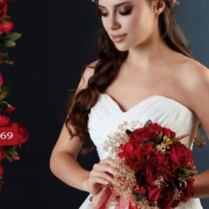 FLOWER & BRIDE WREATH NO EV769